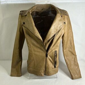 Women's Fashion Sheep Leather Biker Jacket